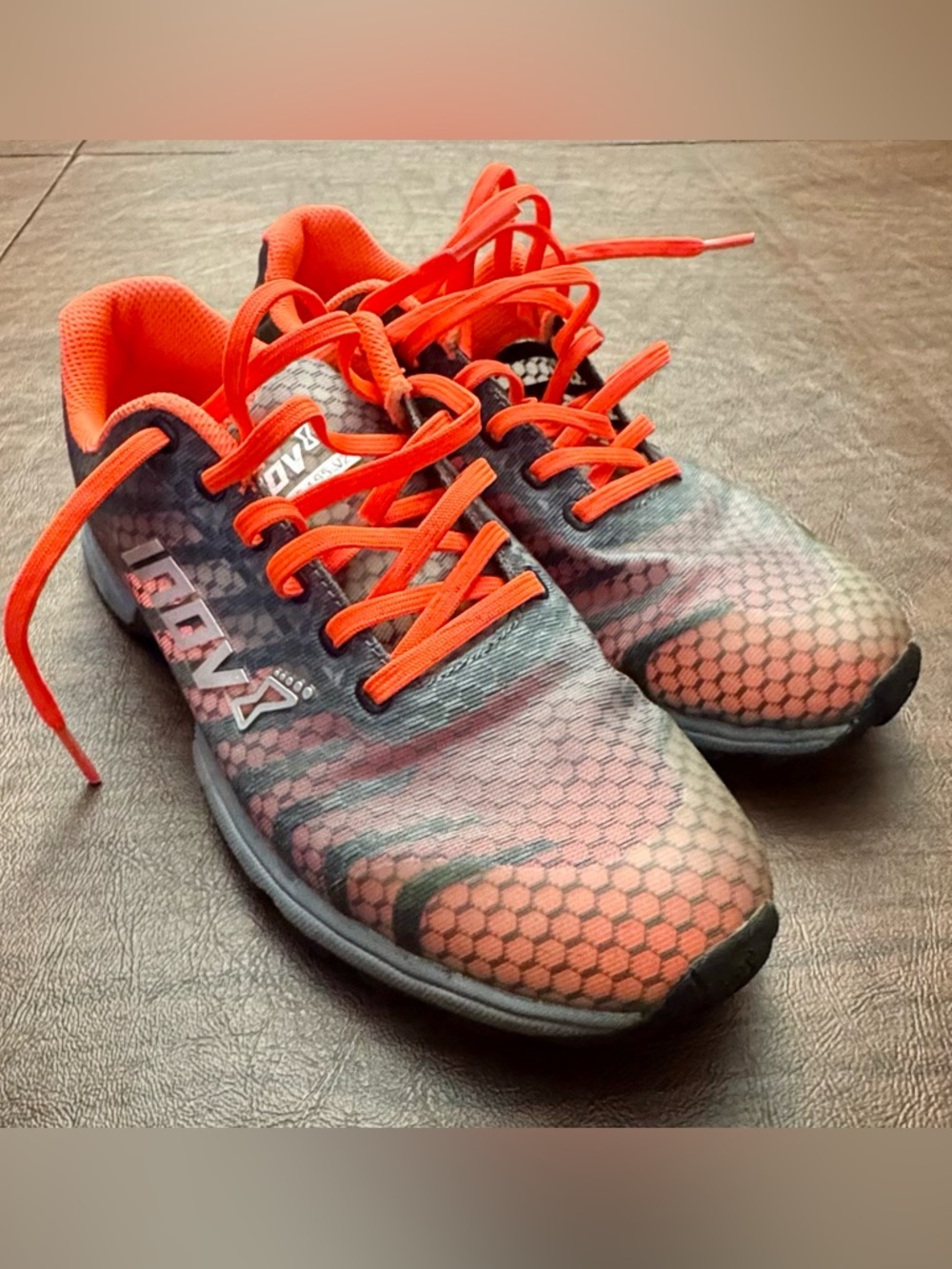 Inov-8 Women's Athletic Shoes in Black and Bright Orange